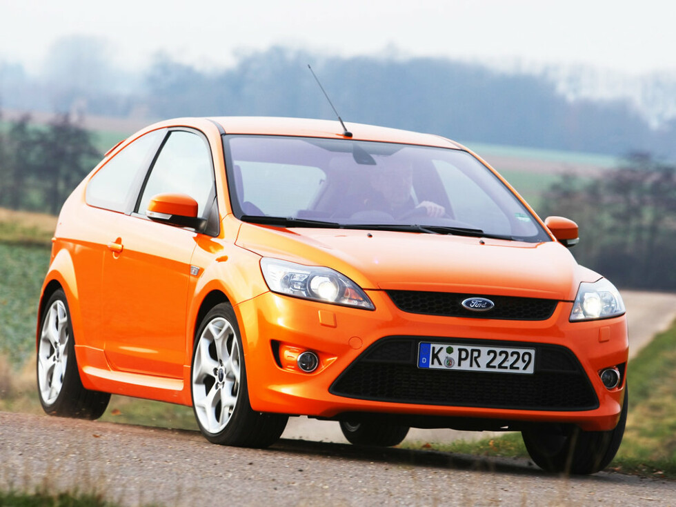 Коврики ЭВА "EVA ромб" для Ford Focus ST II (хэтчбек 5 дв / CB4) 2008 - 2010, серые, 5шт.