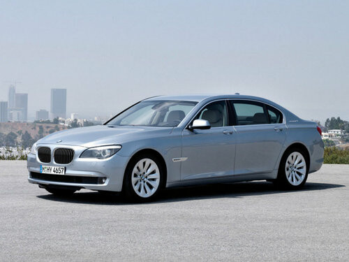 Коврики ЭВА "EVA ромб" для BMW 7-Series (седан / F02 Long) 2008 - 2012, серые, 4шт.