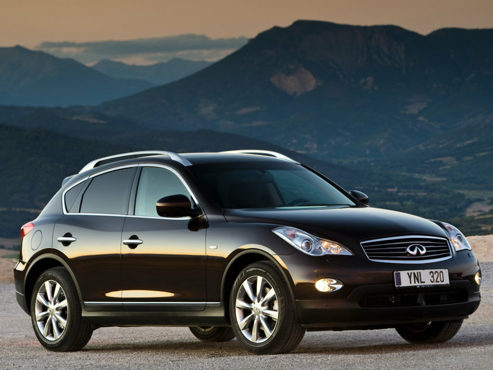 Коврики текстильные "Стандарт" для Infiniti EX37 (suv) 2007 - 2013, черные, 4шт.