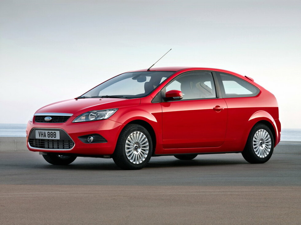 Коврики ЭВА "EVA ромб" для Ford Focus II (хэтчбек 5 дв / CB4) 2007 - 2011, серые, 5шт.